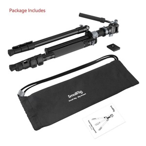 SmallRig 4221 Karbon Seyahat Video Tripod - Thumbnail