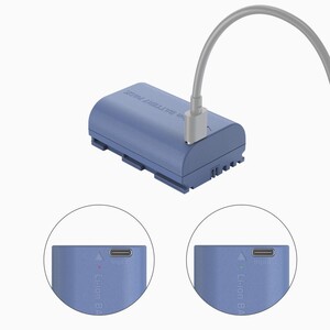 SmallRig 4264 LP-E6NH USB-C Şarj Edilebilir Kamera Pili - Thumbnail