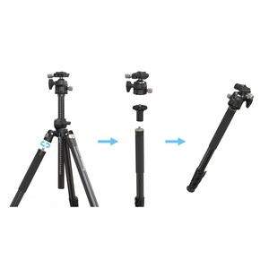 SmallRig 4288 CT200 Yanal Merkezli Sütun Tripod - Thumbnail