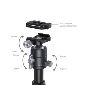 SmallRig 4289 VT-20 Aluminum Mini Tripod - Thumbnail