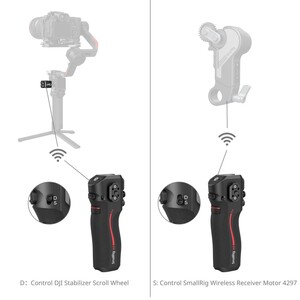 SmallRig 4329 DJI RS Serisi için Kablosuz Kontrol Sapı - Thumbnail