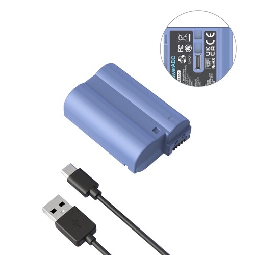 SmallRig 4332 EN-EL15c Nikon USB-C Şarj Edilebilir Fotoğraf Makinesi Pili