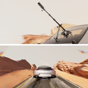 SmallRig 4380 Insta360 X3 X4 X5 Ve Aksiyon Kameralar İçin Vakumlu Araç Montaj Seti - Thumbnail