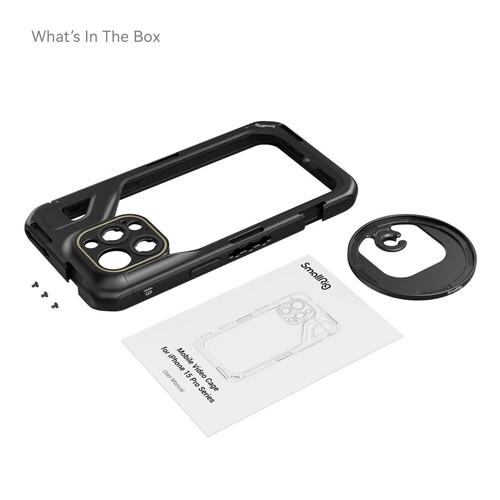 SmallRig 4391 iPhone 15 Pro Max için Mobil Video Kafesi
