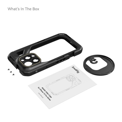 SmallRig 4396 iPhone 15 Pro için Mobil Video Kafesi