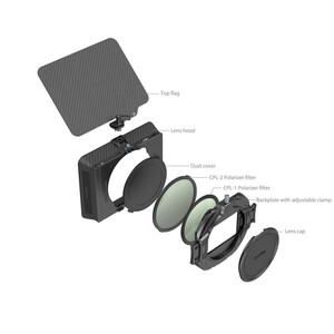 SmallRig 4411 Ayarlanabilir Kelepçeli ve VND Kiti Mat Kutu - Thumbnail