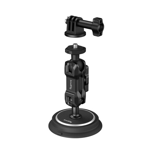 SmallRig 4466 Magic Arm Manyetik Vakumlu Montaj Destek Seti Aksiyon Kameraları için