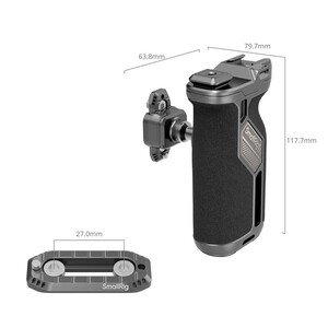 SmallRig 4485 HawkLock H21 Hızlı Çıkartmalı Döner Yan Sap Takımı - Thumbnail