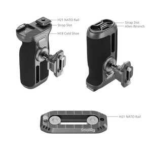 SmallRig 4485 HawkLock H21 Hızlı Çıkartmalı Döner Yan Sap Takımı - Thumbnail