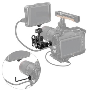 SmallRig 4488 HawkLock H21 Hızlı Çıkarma Sihirli Kol ve Bilyalı Başlık - Thumbnail