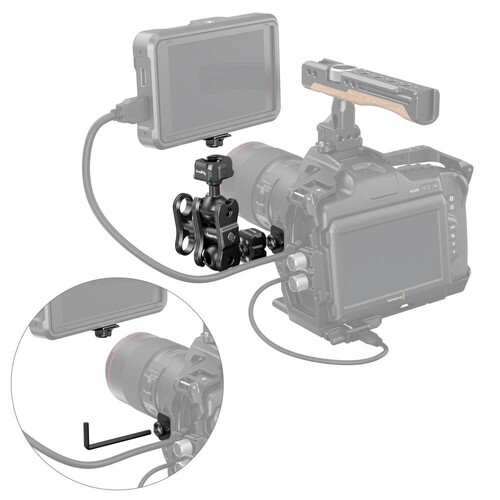 SmallRig 4488 HawkLock H21 Hızlı Çıkarma Sihirli Kol ve Bilyalı Başlık