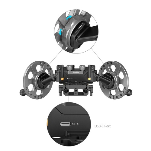 SmallRig 4525 DJI RS Serisi için Gimbal Kontrol Tekerlekleri