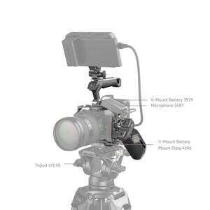 SmallRig 4539 HawkLock Hızlı Çıkarma Gelişmiş Kafes Kiti Sony Alpha 7R V / Alpha 7 IV / Alpha 7S III için - Thumbnail