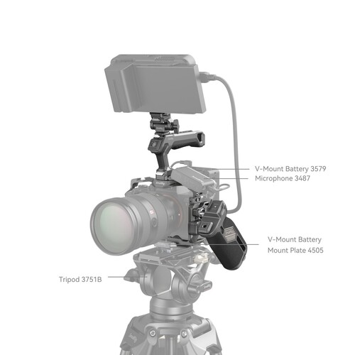 SmallRig 4539 HawkLock Hızlı Çıkarma Gelişmiş Kafes Kiti Sony Alpha 7R V / Alpha 7 IV / Alpha 7S III için