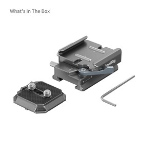 SmallRig 4639 DJI RS 2 / RSC 2 / RS3 / RS 3 Pro / RS4 / RS4 Pro için HawkLock H38 Arca-Swiss Hızlı Çıkarma Plakası - Thumbnail