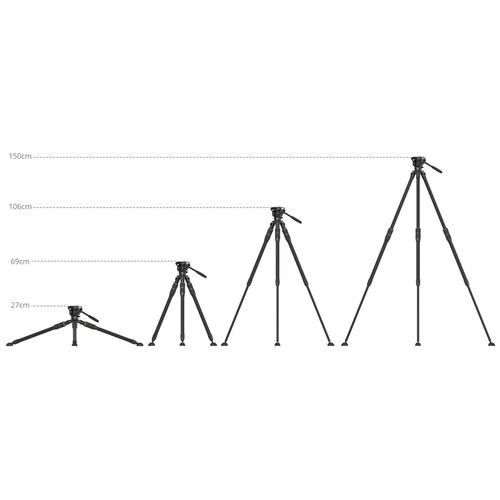 SmallRig 4643 FT-S303 Karbon Fiber Tripod Kiti