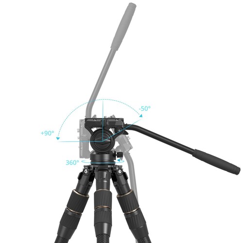 SmallRig 4643 FT-S303 Karbon Fiber Tripod Kiti