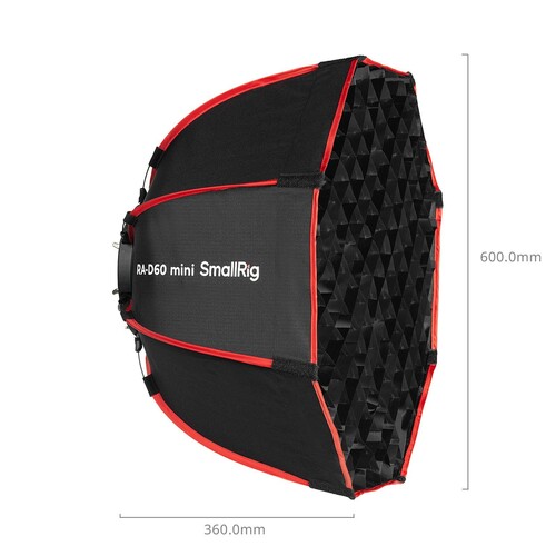 SmallRig 4682 RA-D60 RC60 RC100 İçin Mini Parabolik Softbox