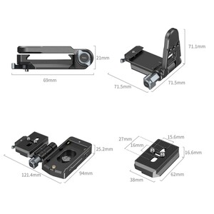 SmallRig 4696 NP-F Pil Adaptörü Montaj Plakası Kiti Aynasız Kameralar için - Thumbnail