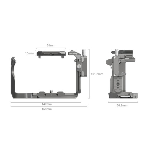 SmallRig 4770 Sony FX3 / FX30 için HawkLock Hızlı Çıkarma Kafes Kiti