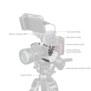 SmallRig 4770 Sony FX3 / FX30 için HawkLock Hızlı Çıkarma Kafes Kiti - Thumbnail