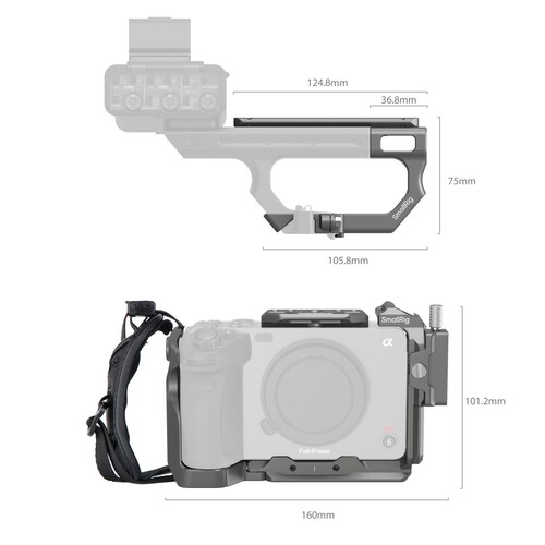 SmallRig 4771 Sony FX3 / FX30 için HawkLock Hızlı Çıkarma Gelişmiş Kafes Kiti