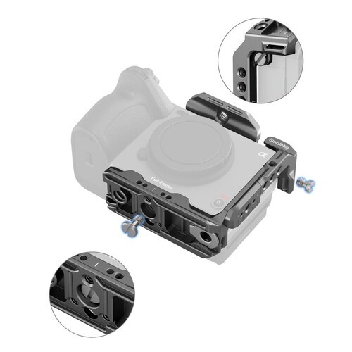 SmallRig 4772 Sony FX3 / FX30 için ''HawkLock'' Hızlı Çıkarma Yarım Kafesi