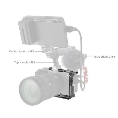 SmallRig 4772 Sony FX3 / FX30 için ''HawkLock'' Hızlı Çıkarma Yarım Kafesi