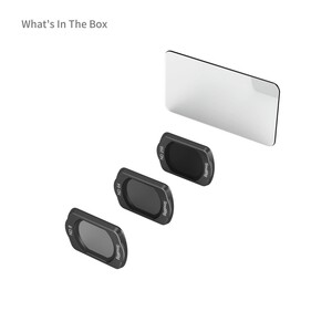 SmallRig 4774 DJI Osmo Pocket 3 için ND8 / ND64 / ND256 / Ekran Koruyucu Filtre Seti - Thumbnail