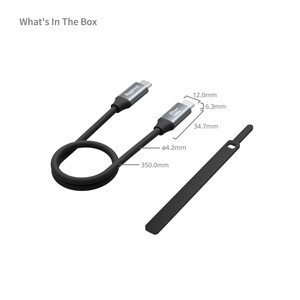 SmallRig 4788 USB-C (Düz) Veri Kablosu (35 cm) - Thumbnail