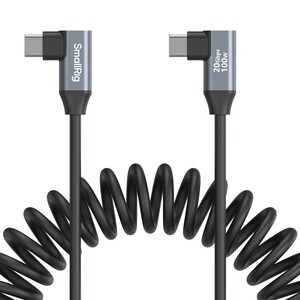 SmallRig 4793 USB-C (Açılı) - USB-C (Açılı) Sarmal Veri Kablosu - Thumbnail