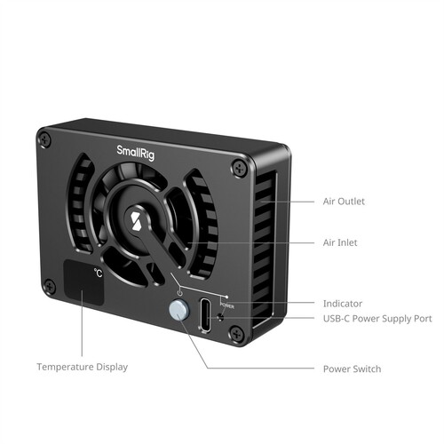 SmallRig 4815 Sony / Canon / FUJIFILM Kameralar için Soğutma Sistemi