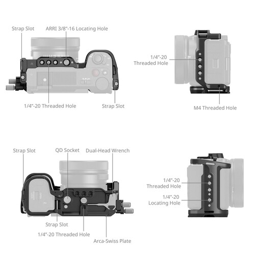 SmallRig 4867 Sony ZV-E10 II için Kafes