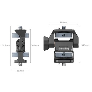 SmallRig 4886 Döner ve Eğim Ayarlanabilir Monitör Desteği 1/4''-20 Vida - Thumbnail