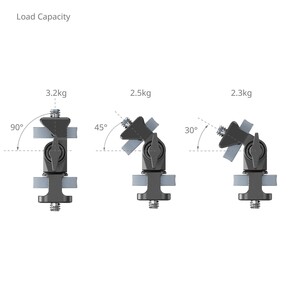 SmallRig 4886 Döner ve Eğim Ayarlanabilir Monitör Desteği 1/4''-20 Vida - Thumbnail