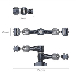 SmallRig 4899 Rosette Magic Arm (7'') 3/8”-16 ARRI Konumlandırma Vidası - Thumbnail