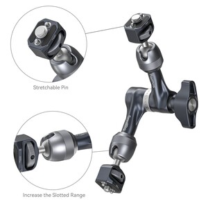SmallRig 4899 Rosette Magic Arm (7'') 3/8”-16 ARRI Konumlandırma Vidası - Thumbnail
