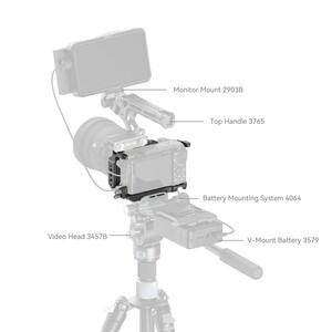 SmallRig 4949 Sony ZV-E10 II için HawkLock Hızlı Çıkarma Kafes Kiti - Thumbnail
