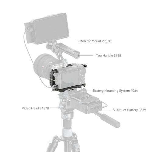 SmallRig 4949 Sony ZV-E10 II için HawkLock Hızlı Çıkarma Kafes Kiti