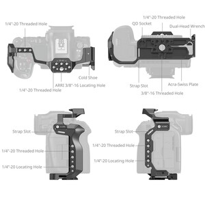 SmallRig 4978 Canon EOS R5 Mark II için Kafes - Thumbnail