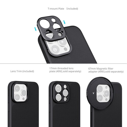 SmallRig 4987 iPhone 16 Pro Max FilMov Hafif Fotoğrafçılık Kılıf Seti