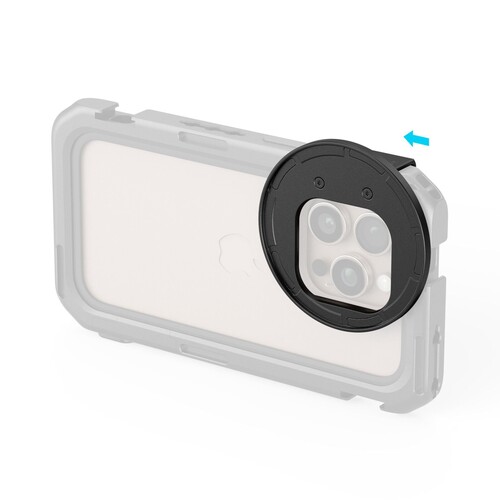 SmallRig 5010 iPhone 16 Serisi Kafesler için 67mm Manyetik Filtre Adaptörü