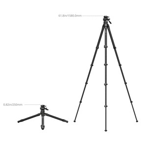 SmallRig 5028 Taşınabilir Karbon Fiber Seyahat Tripod Seti - Thumbnail