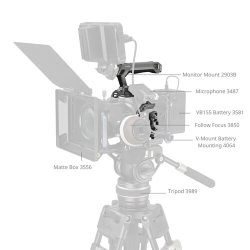 SmallRig 5029 Canon EOS R5 Mark II için HawkLock Hızlı Çıkarma Kafes Kiti