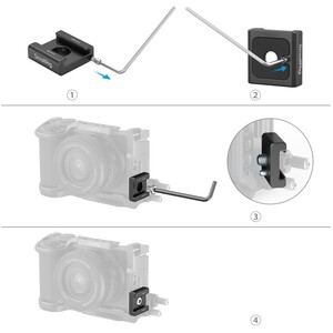 SmallRig 5033 Metal Ayak Montaj Desteği (4 adet) - Thumbnail