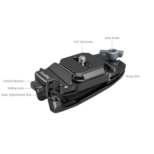 SmallRig 5053 Hızlı Çıkarma Montaj Plakalı Kamera Klipsi Kiti