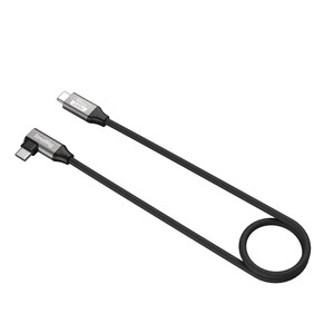 SmallRig - SmallRig 5076 USB-C Veri Kablosu (Düzden Açılıya, 60cm / 23.6in) (40Gbps + 240W + 8K)