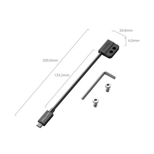 SmallRig 5078 USB-C Veri Kablosu (Erkek - Dişi)