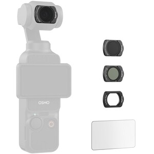 SmallRig 5122 DJI Osmo Pocket 3 için 1/4 Siyah Difüzyon & ND16 & CPL / 1/4 Siyah Difüzyon ve VND 2-5 / 6 Noktalı Yıldız / Ekran Koruyucu Çok İşlevli Filtre Kiti - Thumbnail