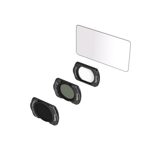SmallRig 5122 DJI Osmo Pocket 3 için 1/4 Siyah Difüzyon & ND16 & CPL / 1/4 Siyah Difüzyon ve VND 2-5 / 6 Noktalı Yıldız / Ekran Koruyucu Çok İşlevli Filtre Kiti